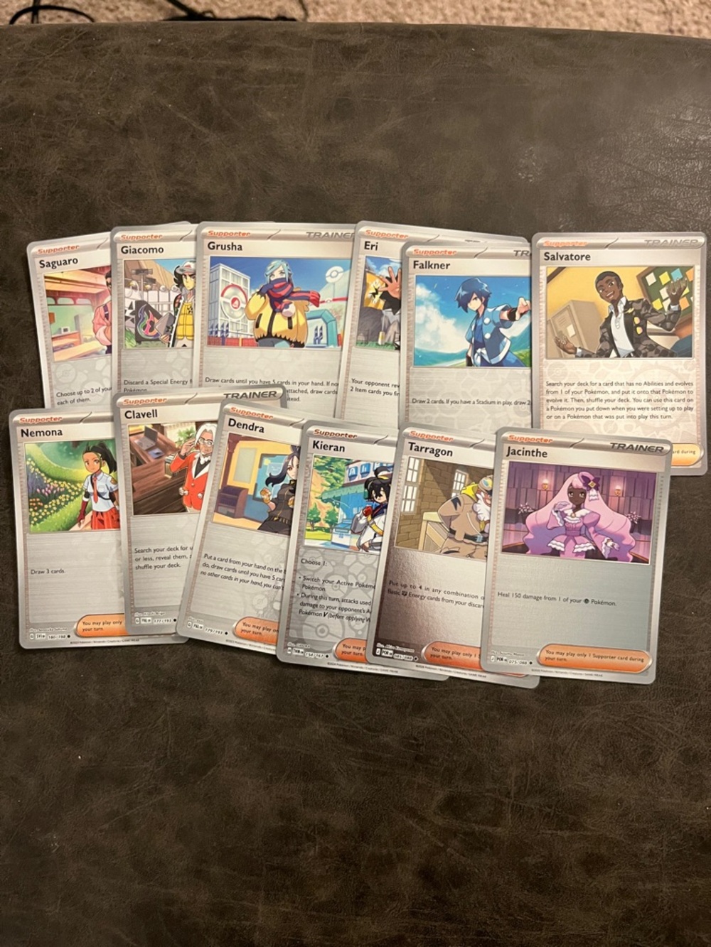 Pokemon Trainer Cards - reverse holo lot - like new